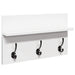 Set de mobilier pentru hol, 4 piese, alb, lemn prelucrat - WALTI WALTI