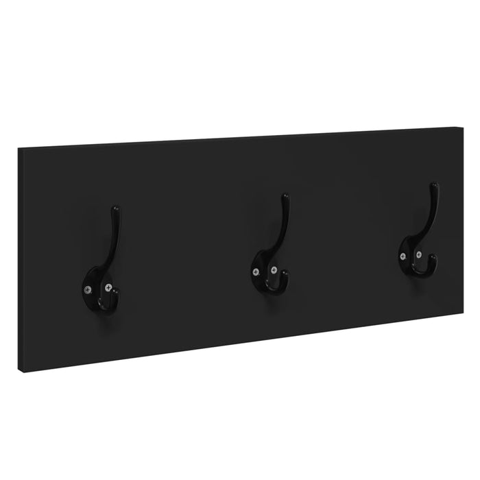 Set de mobilier pentru hol, 4 piese, negru, lemn prelucrat - WALTI WALTI
