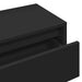 Set de mobilier pentru hol, 4 piese, negru, lemn prelucrat - WALTI WALTI