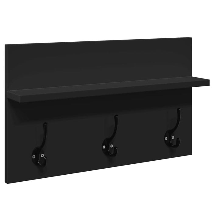 Set de mobilier pentru hol, 4 piese, negru, lemn prelucrat - WALTI WALTI