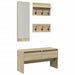Set mobilier pentru hol, 4 piese, stejar sonoma, lemn prelucrat - WALTI WALTI