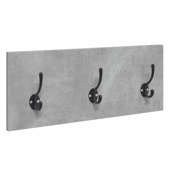 Set de mobilier pentru hol, 4 piese, gri beton, lemn prelucrat - WALTI WALTI