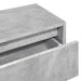 Set de mobilier pentru hol, 4 piese, gri beton, lemn prelucrat - WALTI WALTI