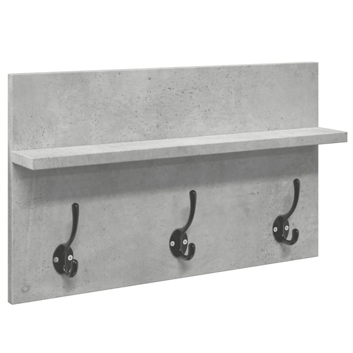 Set de mobilier pentru hol, 4 piese, gri beton, lemn prelucrat - WALTI WALTI