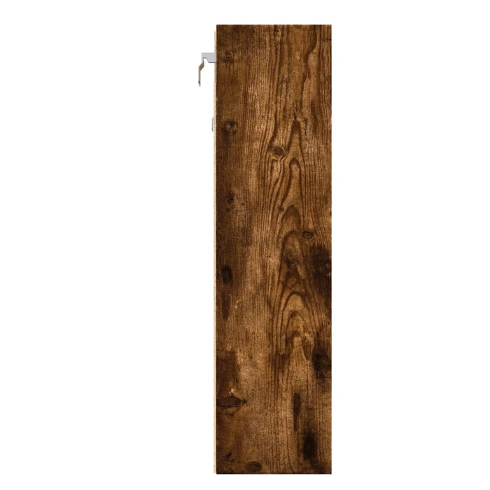 Dulap cu vitrină, stejar fumuriu, 100x15x58 cm, lemn prelucrat - WALTI WALTI