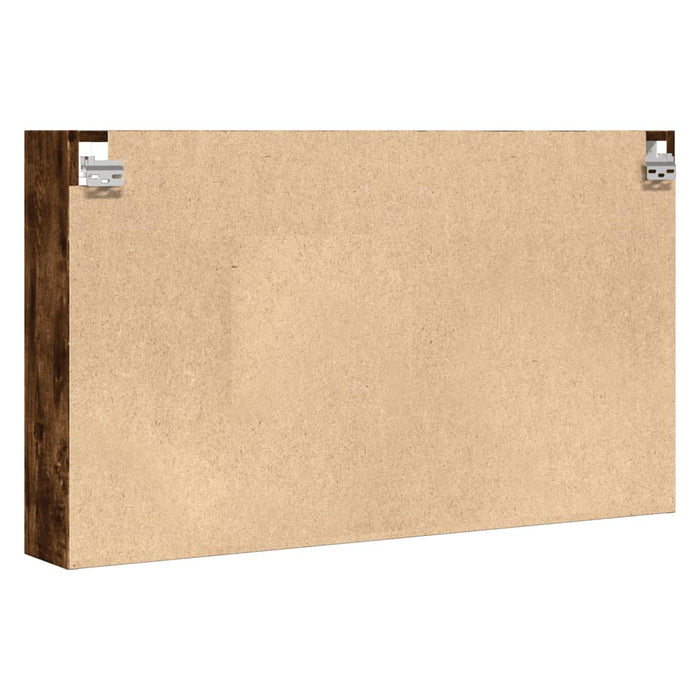 Dulap cu vitrină, stejar fumuriu, 100x15x58 cm, lemn prelucrat - WALTI WALTI