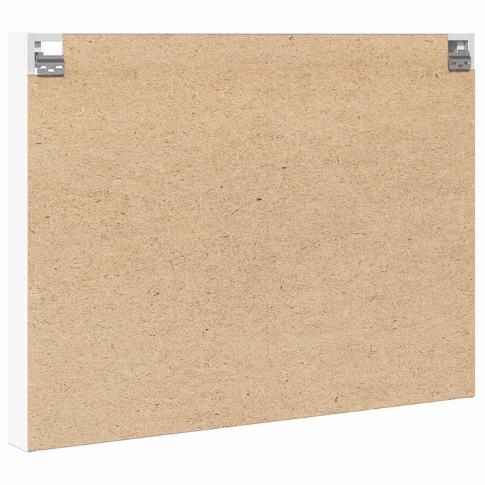 Dulap cu vitrină, alb, 100x8,5x75 cm, lemn prelucrat - WALTI WALTI