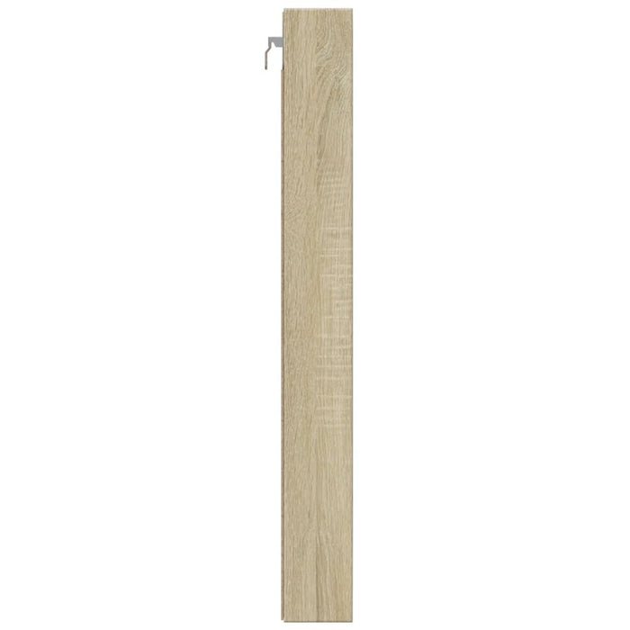 Dulap cu vitrină, stejar sonoma, 100x8,5x75 cm, lemn prelucrat - WALTI WALTI