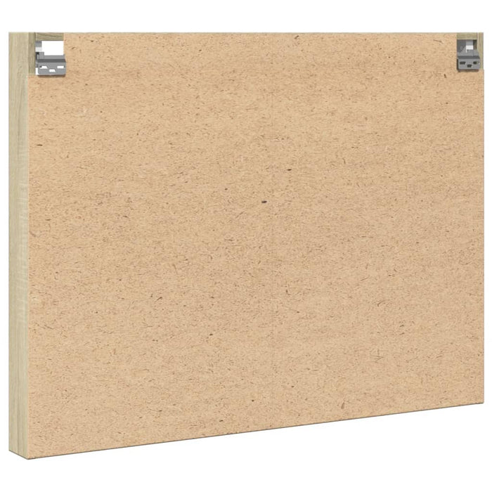 Dulap cu vitrină, stejar sonoma, 100x8,5x75 cm, lemn prelucrat - WALTI WALTI