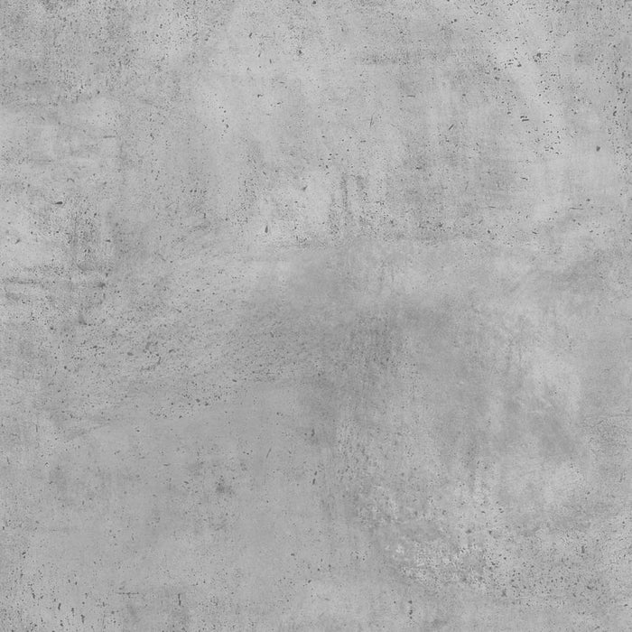Dulap cu vitrină, gri beton, 100x8,5x75 cm, lemn prelucrat WALTI