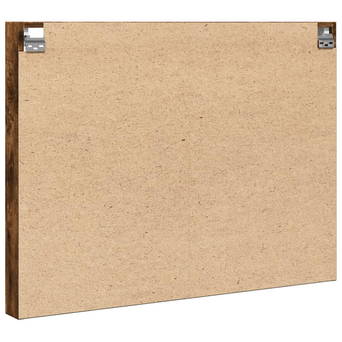 Dulap cu vitrină, stejar fumuriu, 100x8,5x75 cm, lemn prelucrat - WALTI WALTI