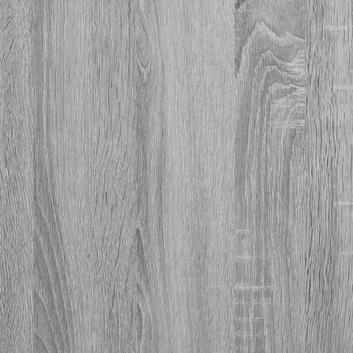 Dulap cu vitrină, sonoma gri, 100x8,5x75 cm, lemn prelucrat WALTI
