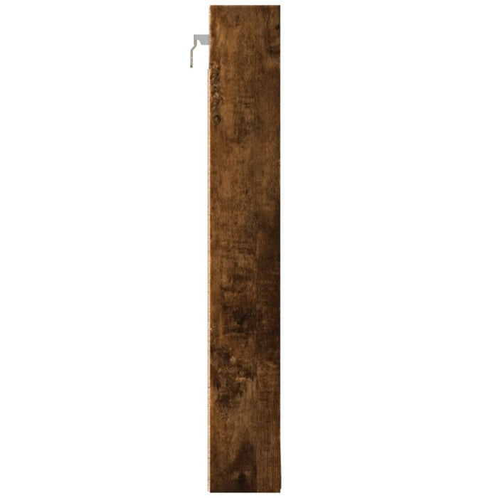 Dulap cu vitrină, stejar fumuriu, 100x8,5x58 cm, lemn prelucrat WALTI