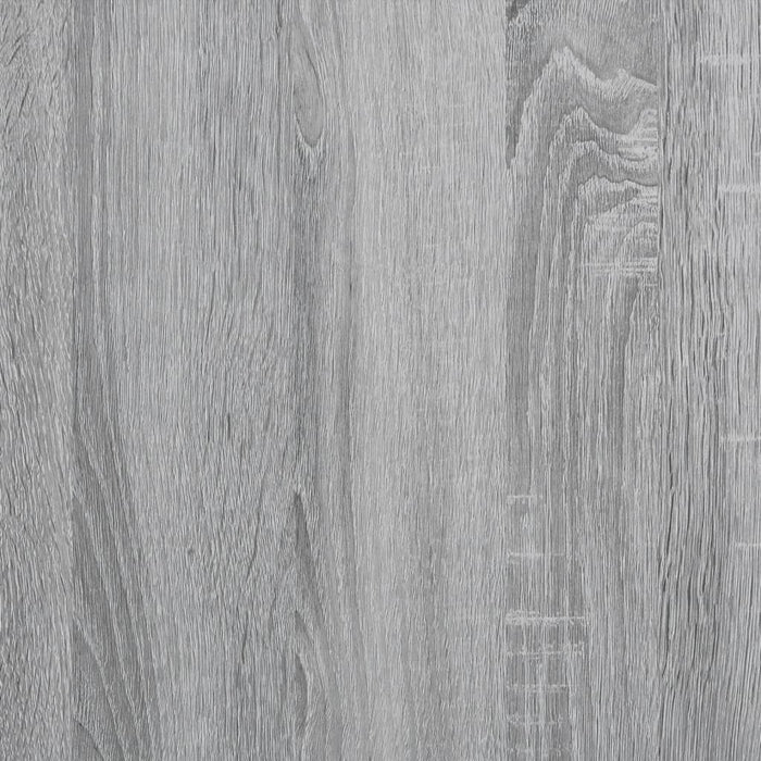 Dulap cu vitrină, sonoma gri, 100x8,5x58 cm, lemn prelucrat WALTI