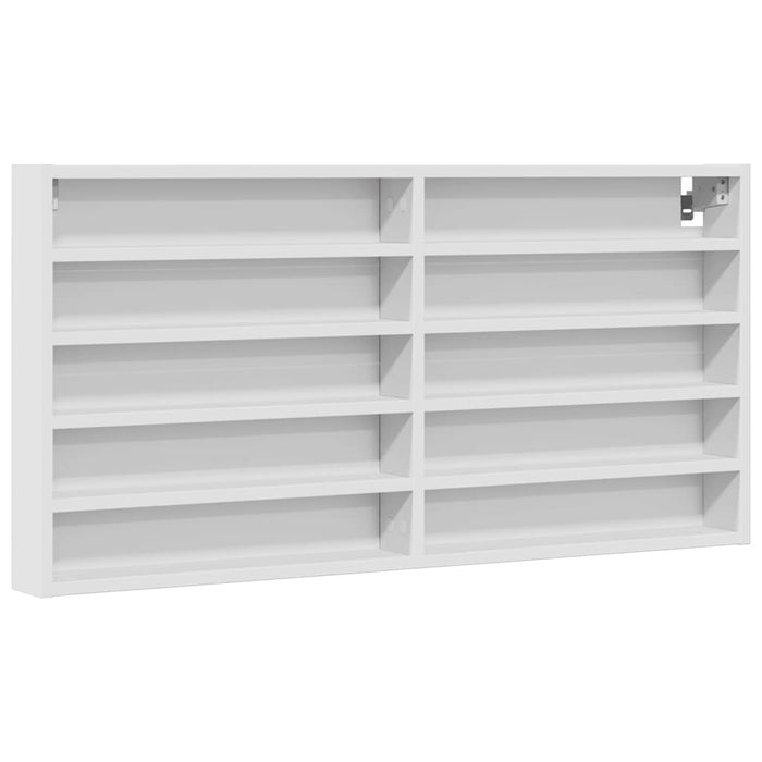 Dulap cu vitrină, alb, 100x8,5x50 cm, lemn prelucrat - WALTI WALTI