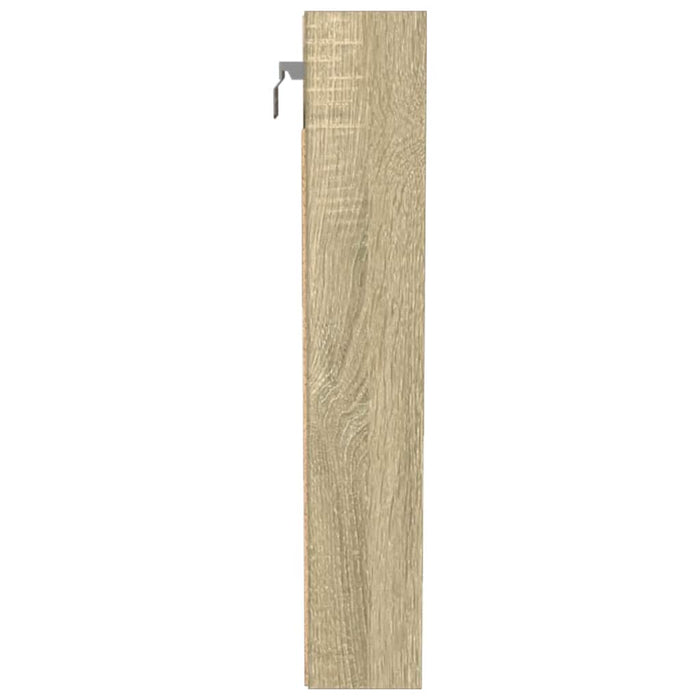 Dulap cu vitrină, stejar sonoma, 100x8,5x50 cm, lemn prelucrat - WALTI WALTI