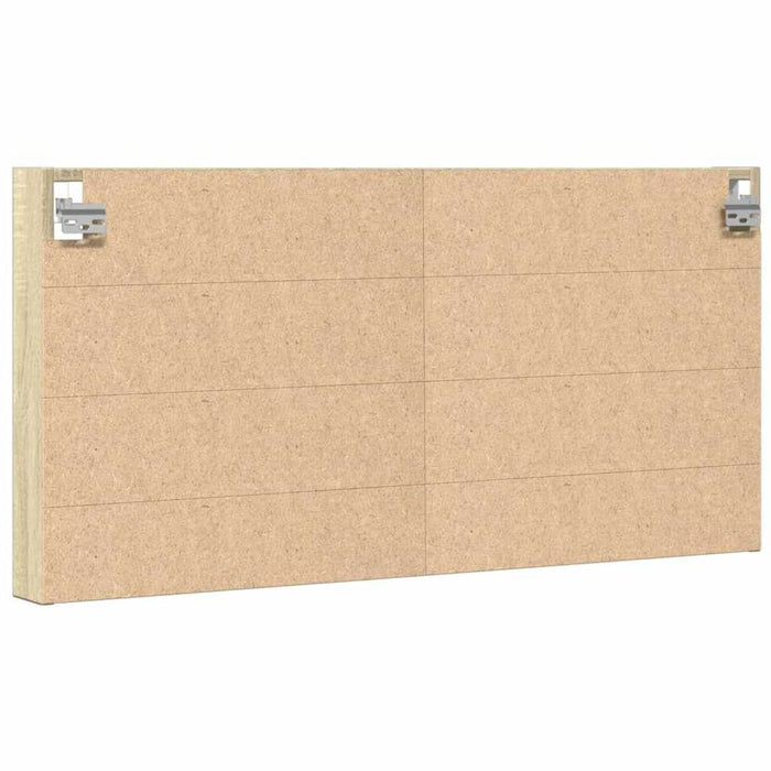 Dulap cu vitrină, stejar sonoma, 100x8,5x50 cm, lemn prelucrat - WALTI WALTI