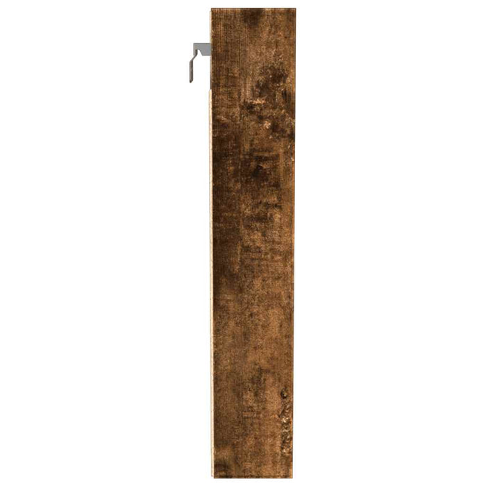 Dulap cu vitrină, stejar fumuriu, 100x8,5x50 cm, lemn prelucrat - WALTI WALTI