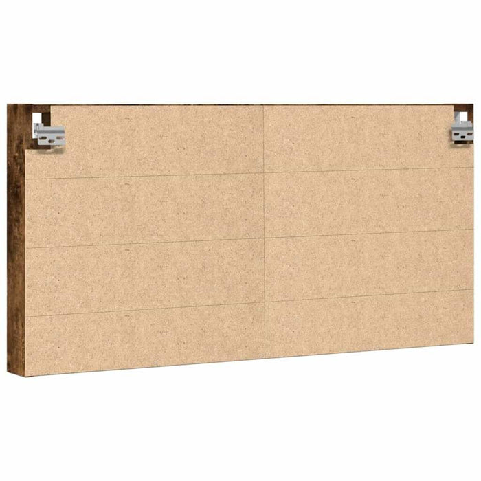 Dulap cu vitrină, stejar fumuriu, 100x8,5x50 cm, lemn prelucrat - WALTI WALTI