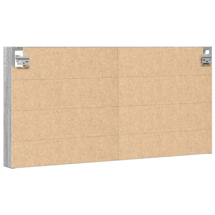 Dulap cu vitrină, sonoma gri, 100x8,5x50 cm, lemn prelucrat - WALTI WALTI