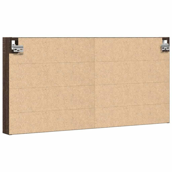 Dulap cu vitrină, stejar maro, 100x8,5x50 cm, lemn prelucrat - WALTI WALTI