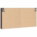 Dulap cu vitrină, stejar maro, 100x8,5x50 cm, lemn prelucrat - WALTI WALTI