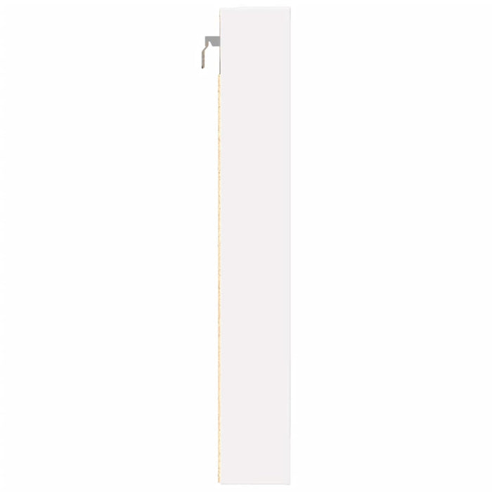 Dulap cu vitrină, alb, 80x8,5x58 cm, lemn prelucrat WALTI