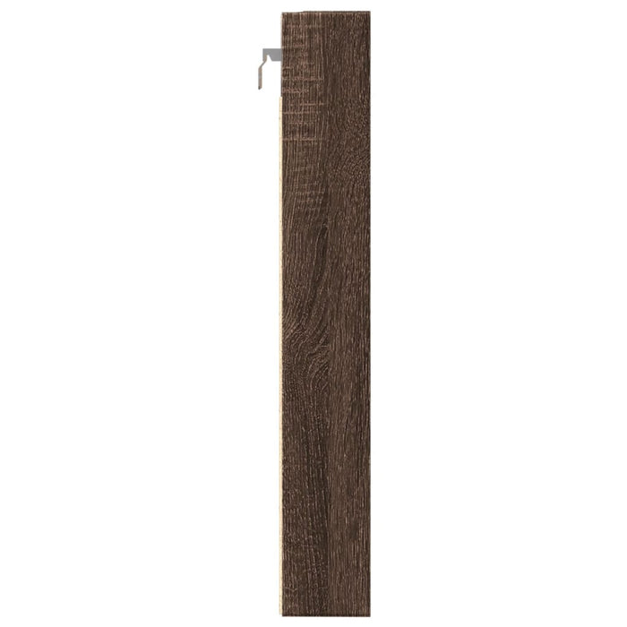 Dulap cu vitrină, stejar maro, 80x8,5x58 cm, lemn prelucrat - WALTI WALTI