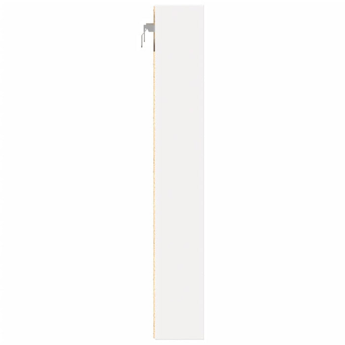 Dulap cu vitrină, alb, 60x8,5x58 cm, lemn prelucrat - WALTI WALTI