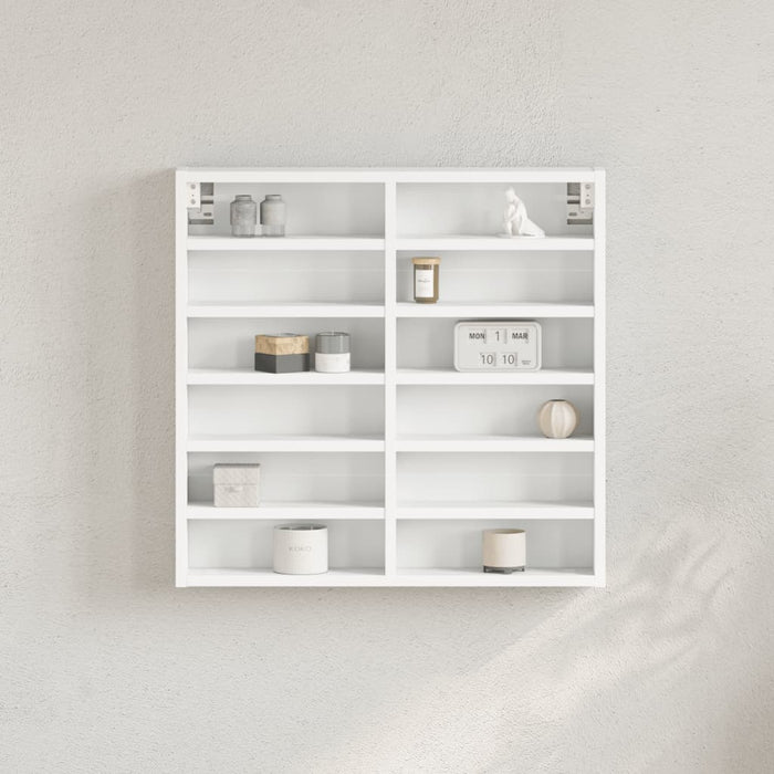 Dulap cu vitrină, alb, 60x8,5x58 cm, lemn prelucrat - WALTI WALTI