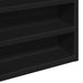 Dulap cu vitrină, negru, 60x8,5x58 cm, lemn prelucrat - WALTI WALTI