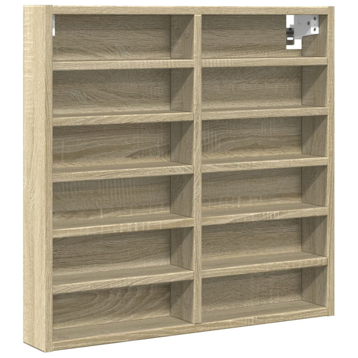 Dulap cu vitrină, stejar sonoma, 60x8,5x58 cm, lemn prelucrat WALTI