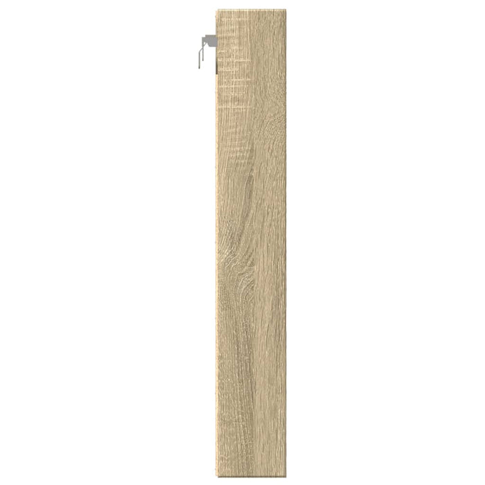 Dulap cu vitrină, stejar sonoma, 60x8,5x58 cm, lemn prelucrat WALTI