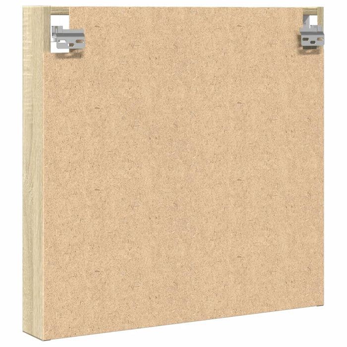 Dulap cu vitrină, stejar sonoma, 60x8,5x58 cm, lemn prelucrat WALTI