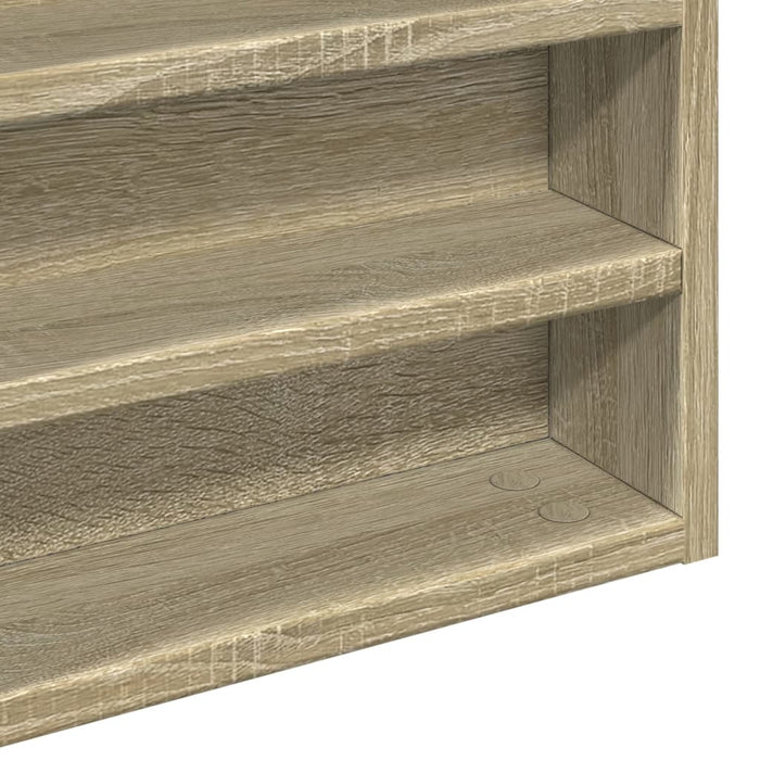 Dulap cu vitrină, stejar sonoma, 60x8,5x58 cm, lemn prelucrat WALTI