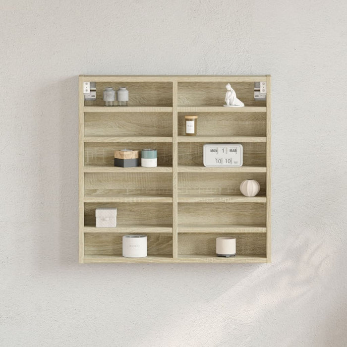 Dulap cu vitrină, stejar sonoma, 60x8,5x58 cm, lemn prelucrat WALTI