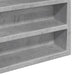 Dulap cu vitrină, gri beton, 60x8,5x58 cm, lemn prelucrat - WALTI WALTI