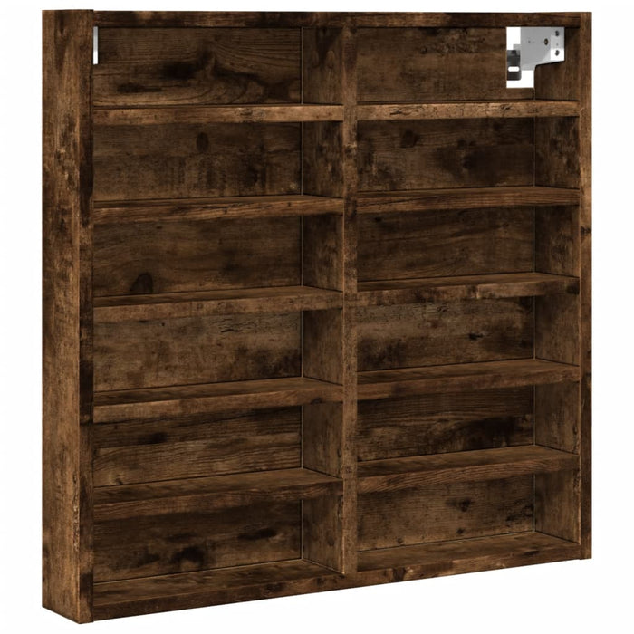 Dulap cu vitrină, stejar fumuriu, 60x8,5x58 cm, lemn prelucrat WALTI