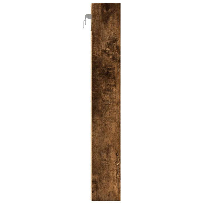 Dulap cu vitrină, stejar fumuriu, 60x8,5x58 cm, lemn prelucrat WALTI