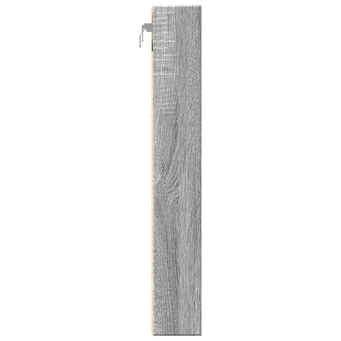 Dulap cu vitrină, sonoma gri, 60x8,5x58 cm, lemn prelucrat - WALTI WALTI