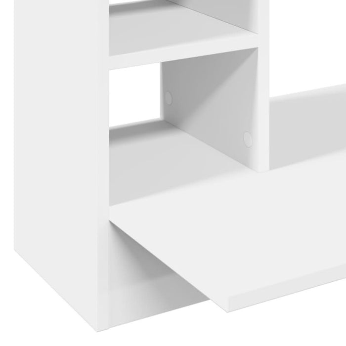 Birou montat pe perete, alb, 105x48x75 cm, lemn prelucrat - WALTI WALTI
