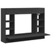 Birou montat pe perete, negru, 105x48x75 cm, lemn prelucrat - WALTI WALTI