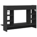 Birou montat pe perete, negru, 105x48x75 cm, lemn prelucrat - WALTI WALTI