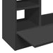 Birou montat pe perete, negru, 105x48x75 cm, lemn prelucrat - WALTI WALTI