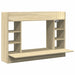 Birou montat pe perete stejar sonoma 105x48x75cm lemn prelucrat - WALTI WALTI