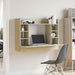 Birou montat pe perete stejar sonoma 105x48x75cm lemn prelucrat - WALTI WALTI