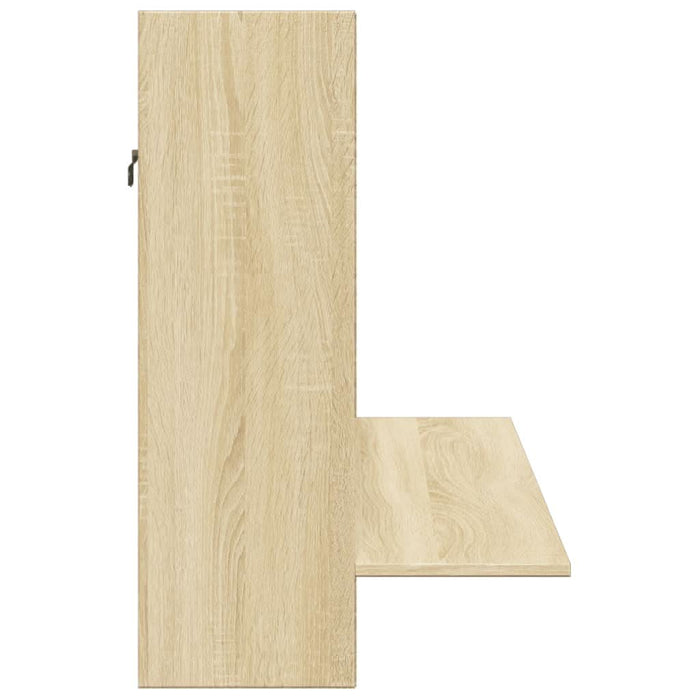 Birou montat pe perete stejar sonoma 105x48x75cm lemn prelucrat - WALTI WALTI