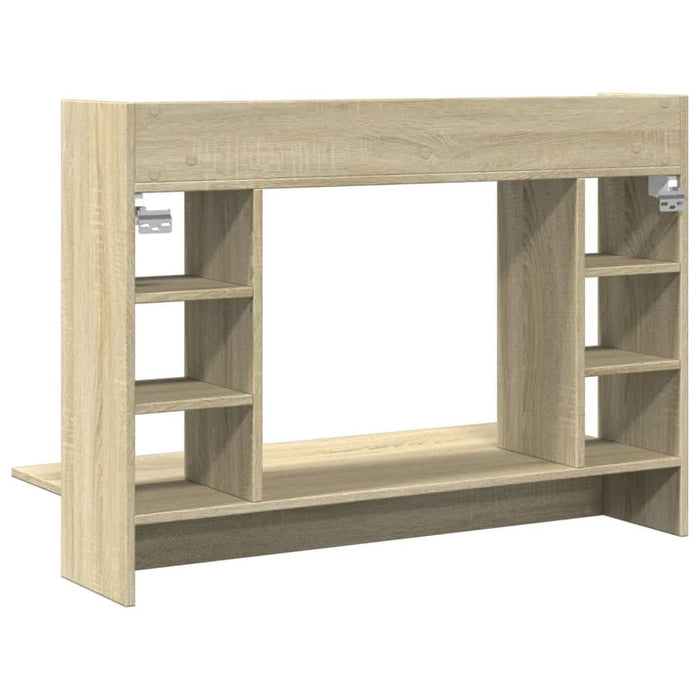 Birou montat pe perete stejar sonoma 105x48x75cm lemn prelucrat - WALTI WALTI