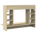 Birou montat pe perete stejar sonoma 105x48x75cm lemn prelucrat - WALTI WALTI