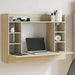 Birou montat pe perete stejar sonoma 105x48x75cm lemn prelucrat - WALTI WALTI